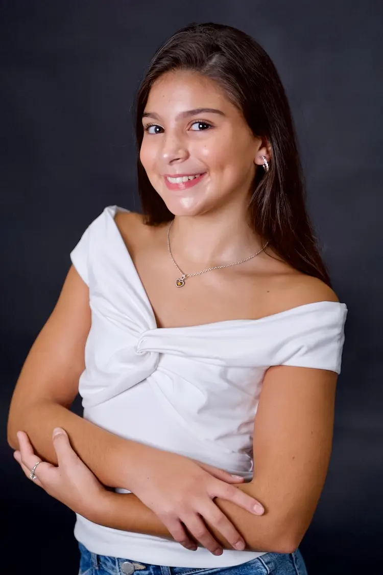 Young girl corporate headshot at Studio Exposja in Melbourne by Exposja Photography