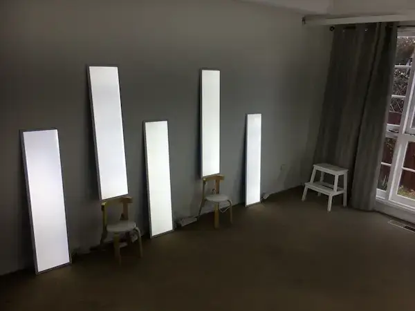 These could be turned on and off at a powerboard