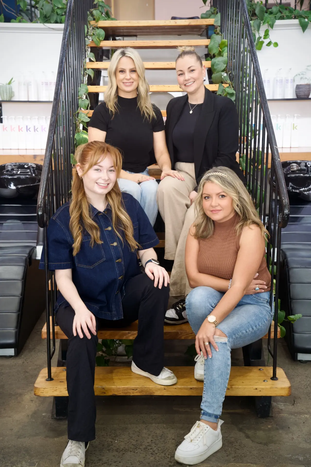 Hairdresser team business photo in Melbourne by Exposja Photography