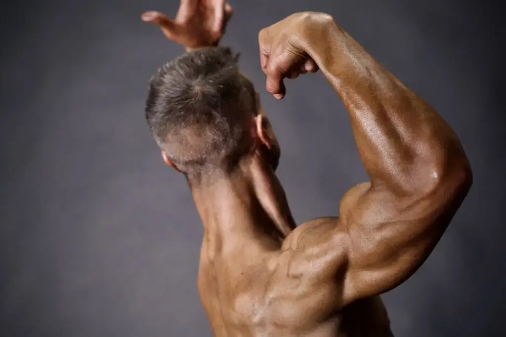 Muscular physique photo of body builder male at Studio Exposja by Exposja Photography in Melbourne